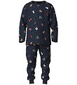Name It Nattøj - 2-delt - NmnVismas - Navy Blazer/Christmas