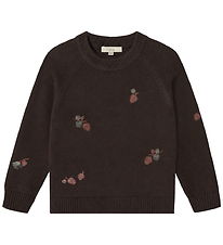 Fliink Bluse - Strik - Benna Pinecone - Coffee Bean