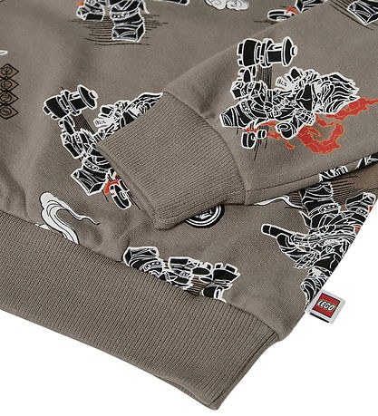 LEGO® Ninjago Sweatshirt - LWSian 715 - Brun m. Print
