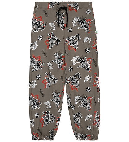 LEGO® Ninjago Sweatpants - LWPino 706 - Brun m. Print