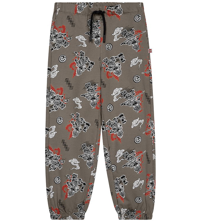 LEGO® Ninjago Sweatpants - LWPino 706 - Brun m. Print