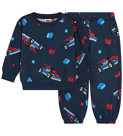 LEGO® Sweatsæt - LWSap 702 - Blå m. Print