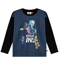 LEGO® Fortnite Bluse - LWTaj 707 - Mørkeblå m. Print