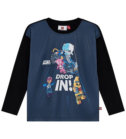 LEGO® Fortnite Bluse - LWTaj 707 - Mørkeblå m. Print
