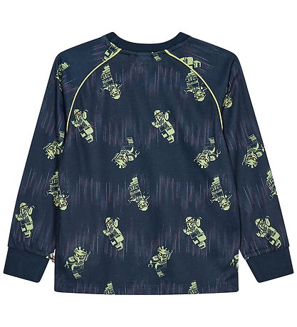 LEGO® Ninjago Bluse - LWTaj 714 - Mørkeblå m. Print