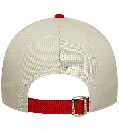 New Era Kasket - 9Forty - Manchester United - Beige/Rød