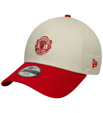 New Era Kasket - 9Forty - Manchester United - Beige/Rød