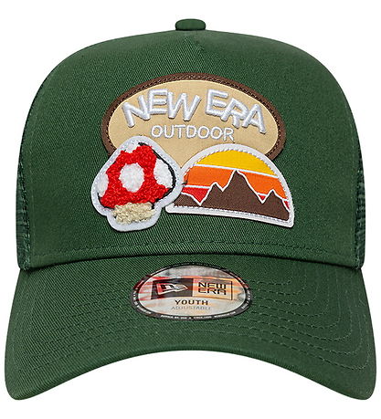 New Era Kasket - Trucker - Outdoor - Dark Green