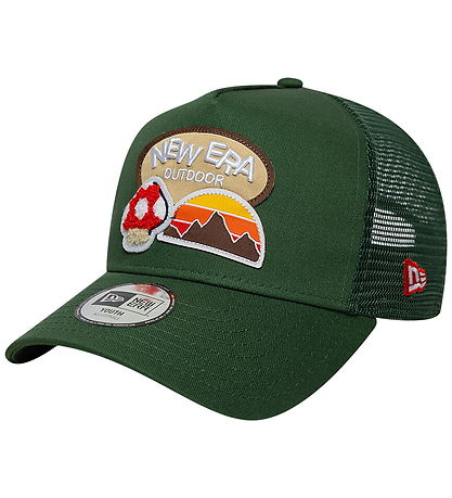 New Era Kasket - Trucker - Outdoor - Dark Green