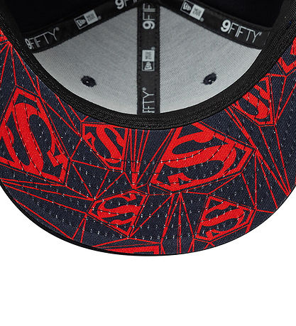 New Era Kasket - 9Fifty - Superman - Sort/Navy Blå