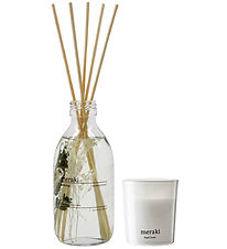 Meraki Duftfrisker m. Duftlys - Verbena Drizzle - White