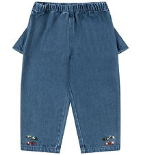 Konges Sløjd Bukser - Magot - Denim Blue m. Pailletter