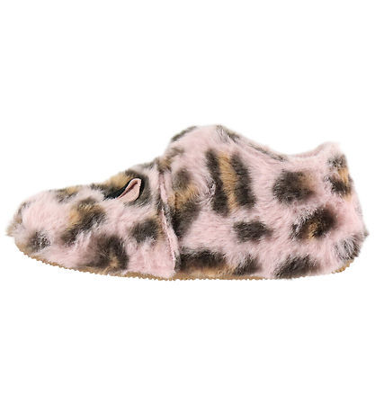 Living Kitzbühel Hjemmesko - Rosa m. Leopardmønster