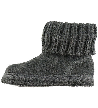Haflinger hjemmesko - Hüttenschuh Karl - Anthrazit