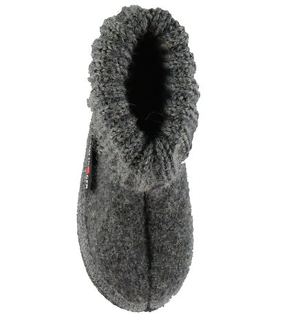 Haflinger hjemmesko - Hüttenschuh Karl - Anthrazit