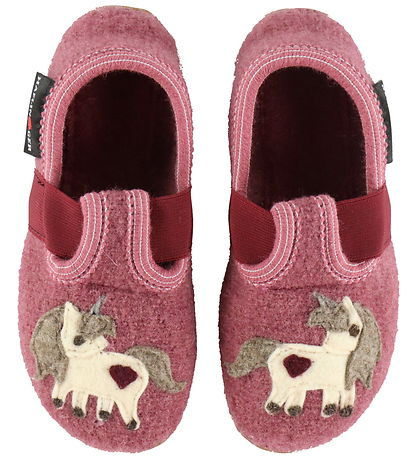 Haflinger Hjemmesko - Everest Unicorn - Heather Rose