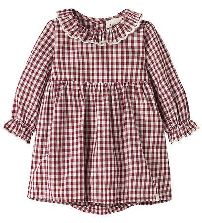 Lil Atelier Body kjole l/æ - NbfRoanne - Biking Red