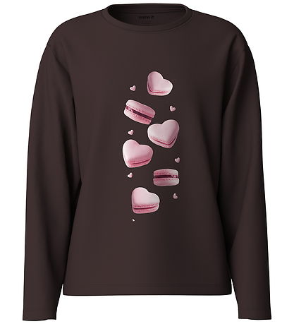 Name it Bluse - 2-Pak - NkfVotea - Chocolate Plum/Full Bloom Pin