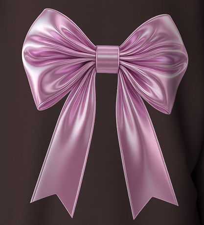 Name it Sweatshirt - NkfVotea - Chocolate Plum/Shiny Bow