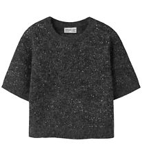 Name it T-shirt - Strik - NkfRiaglitter - Black