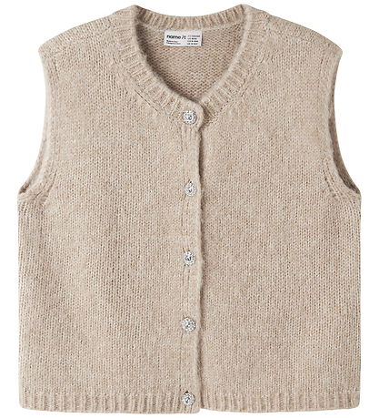 Name it Vest - Strik - NkfReta - Peyote Melange