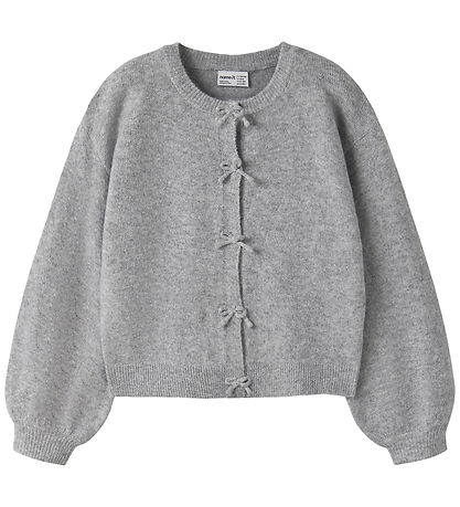 Name it Cardigan Strik - NkfRima - Grey Melange