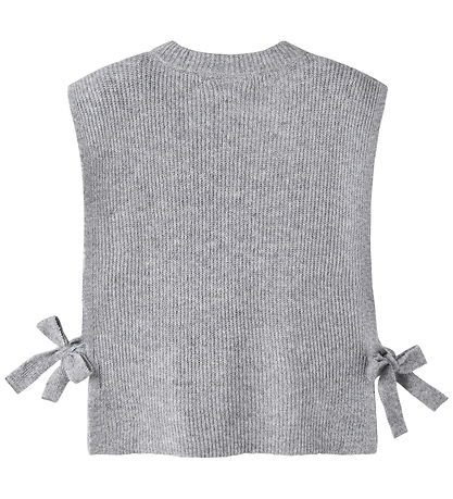 Name it Vest - Strik - NkfRianni - Grey Melange