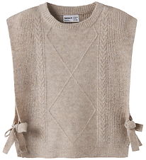 Name It Waistcoat - Knitted - NkfRianni - Iceland Fossil