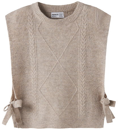 Name it Vest - Strik - NkfRianni - Island Fossil