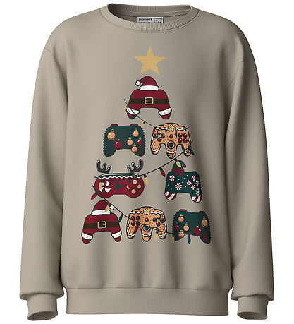 Name It Sweatshirt - NkmVoluf - Island Fossil/Controller Tree