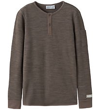 Name It Bluse - Uld/Viscose - NkmWyla - Morel
