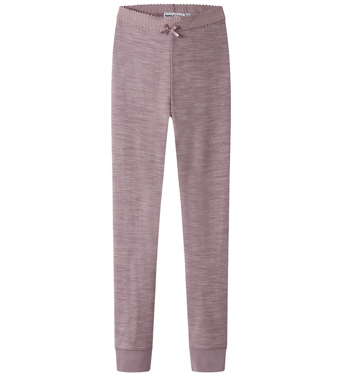 Name It Leggings - Uld/Viscose - NkfWyla - Toadstool