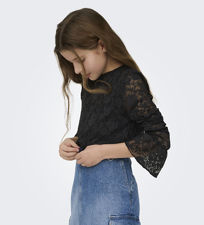Kids Only Bluse - Blonde - KogToos - Black