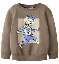 Name It Sweatshirt - Emil Fra Lønneberg - NmmOle - Walnut