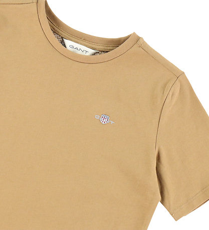 GANT T-shirt - Shield - Roasted Walnut