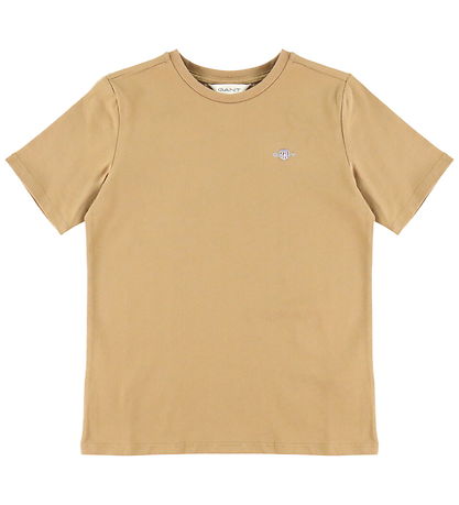 GANT T-shirt - Shield - Roasted Walnut