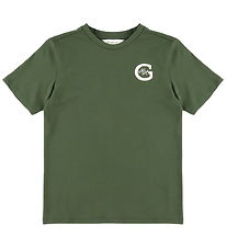 GANT T-shirt - New Haven - Dark Moss Green
