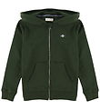 GANT Cardigan - Shield - Dark Moss Green