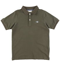GANT Polo - Shield - Shadow Brown