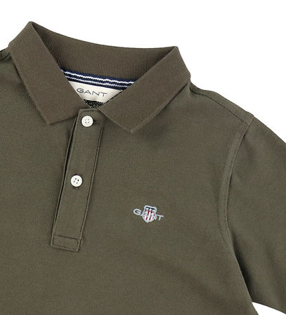 GANT Polo - Shield - Shadow Brown