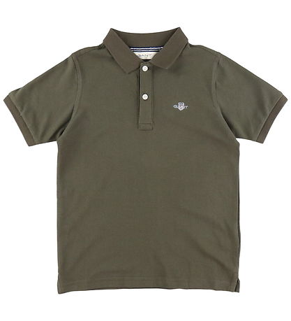 GANT Polo - Shield - Shadow Brown