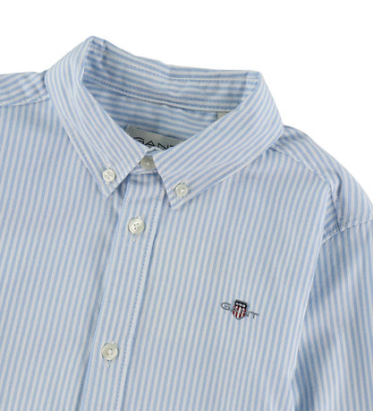 GANT Skjorte - Shield Oxford - Light Blue