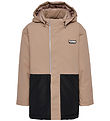 Hummel Vinterjakke - HmlJR Snow - Silver Mink/Black