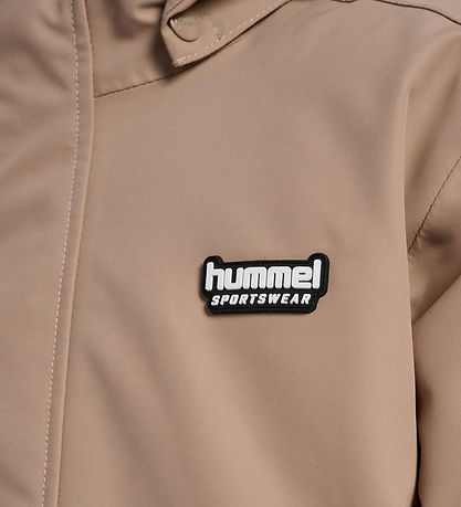 Hummel Vinterjakke - HmlJR Snow - Silver Mink/Black