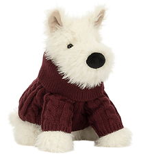 Jellycat Bamse - 25 cm - Munro Scottie Dog 'Winter Jumper'