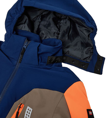 LEGO® Wear Dynejakke - LWJian 713 - Blue/Brown/Orange