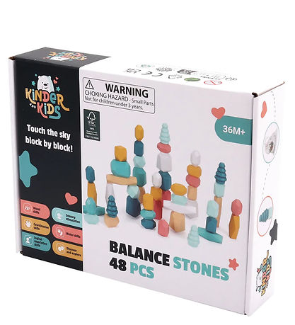 Kinder and Kids Balancesten - 48 stk.