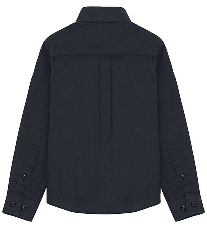 Les Deux Skjorte - Konrad - Hør - Dark Navy Blue