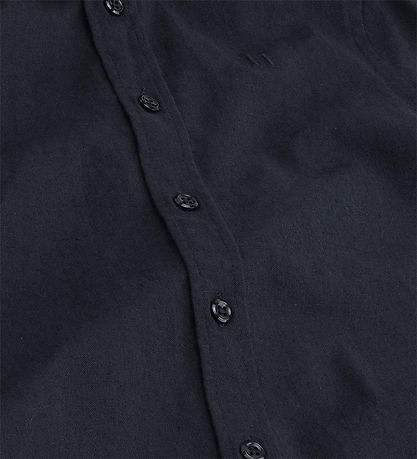 Les Deux Skjorte - Konrad - Hør - Dark Navy Blue
