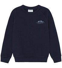 Les Deux Sweatshirt - Globe - Dark Navy Blue